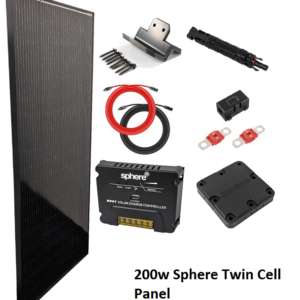 mobile rv repairs 200w solar panel installation